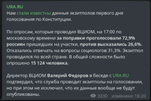 Расклад первого дня ЗА/ПРОТИВ: 50.5% / 49.5%? Снимок-экрана-от-2020-06-25-20-52-16-1