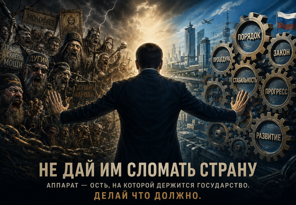 Слово к Согражданам-мл. Шестерням, осям и винтикам государственного аппарата